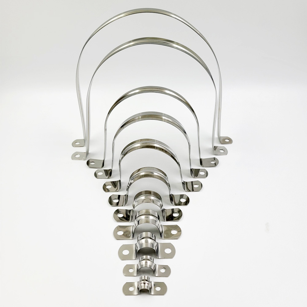 스테인레스 파이프 호스 고정 U클립(100mm) G - 메인 이미지