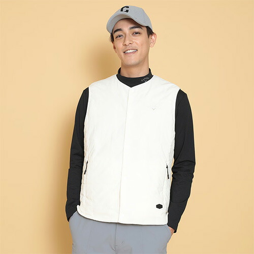 캘러웨이 CALLAWAY 남성 패딩 조끼 경량 스트레치 나일론 골프웨어 C24216101 - 상세 이미지 2