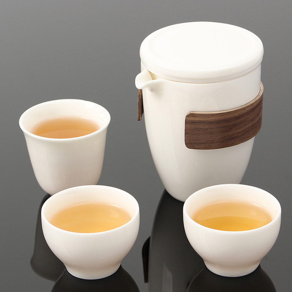 백자 다기세트 다관 다도도구 찻잔세트 명절 전통선물 3인