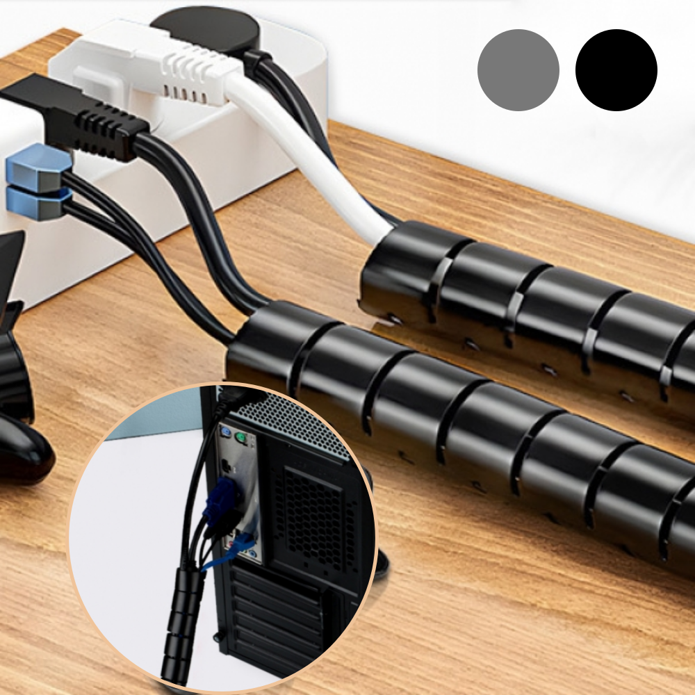 컴퓨터 전선정리 케이블 보호 묶기 감싸기 스프링 3M