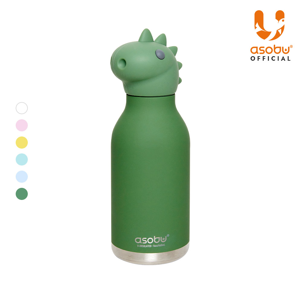 아소부 스테인레스 보온보냉 캐릭터 텀블러 베스티 460ml, 디노