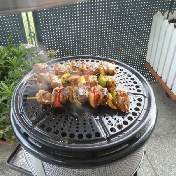 스텐그릴 휴대용 미니화덕 숯불화로 야외바베큐그릴