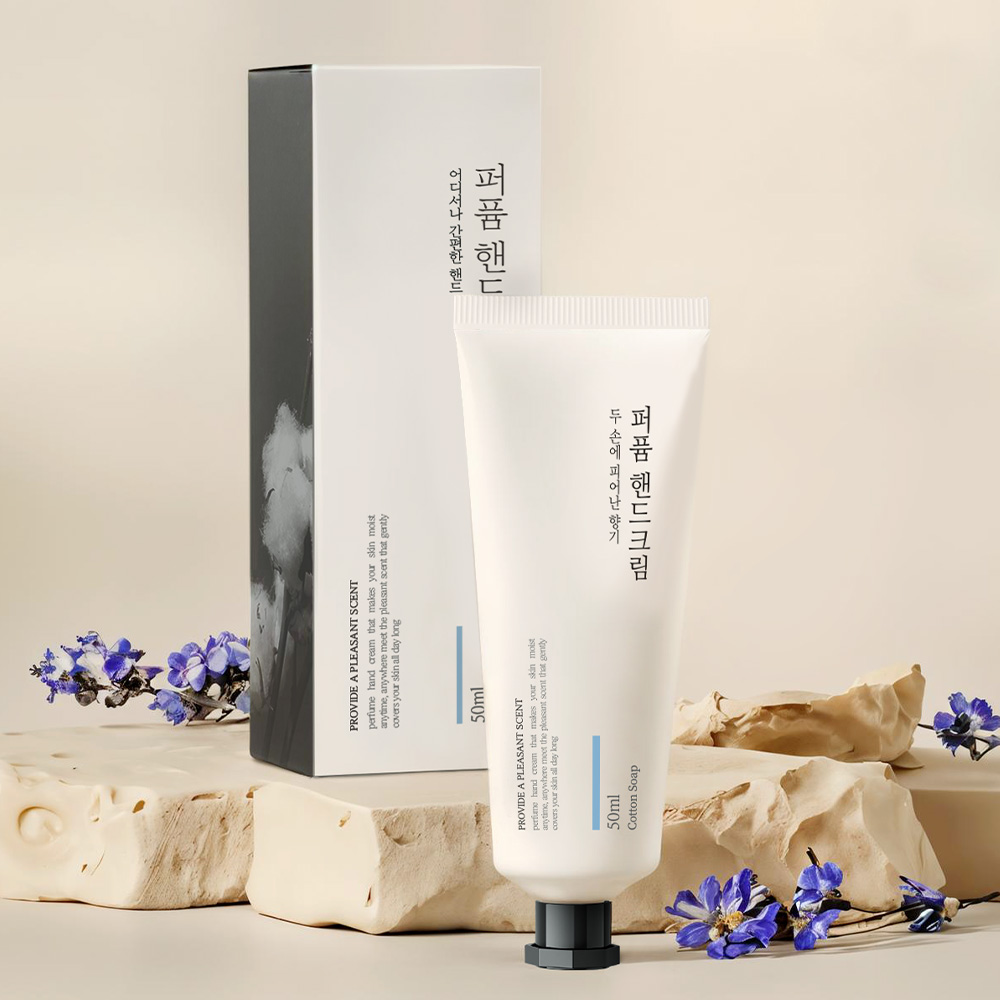 살림백서 퍼퓸 핸드크림 고보습 향좋은 향기좋은 미니 핸드로션 코튼솝, 50ml, 3개 - 상세 이미지 2