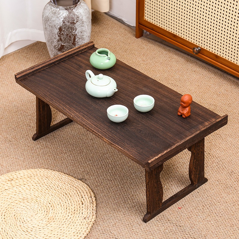 일본풍 접이식 원목테이블 튼튼한 티테이블