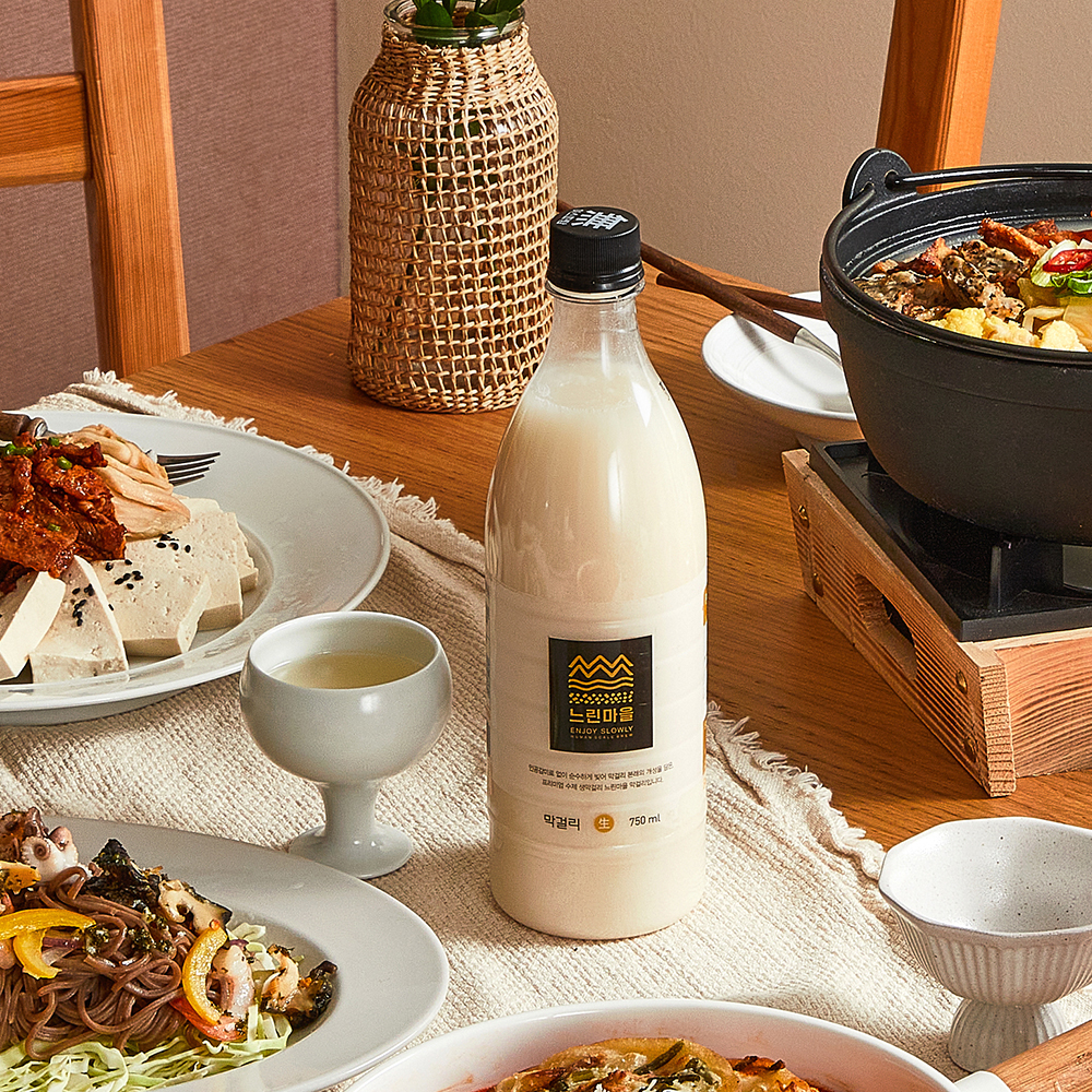 무아스파탐 프리미엄 느린마을막걸리 750ml x 5입 대표 이미지