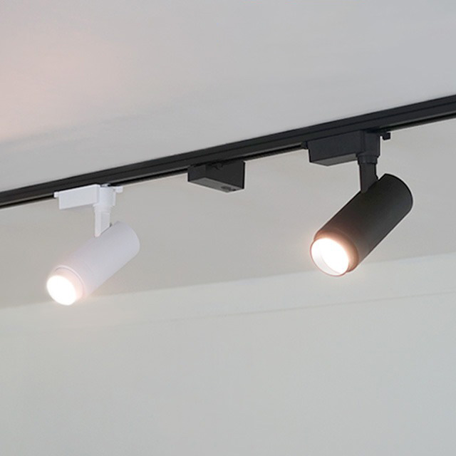 신성 LED 유니크 레일조명 디밍 원통 COB 20W 밝기조절 스포트 레일등 카페조명 주방조명 - 상품 이미지