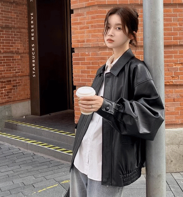 아비르엔 라이더 핏 🍁 가죽자켓 아비르엔 라이더 핏 🍁 가죽자켓 