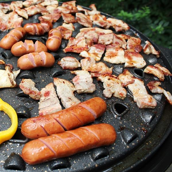 바비큐그릴 훈제바베큐 숯그릴 원형석쇠 50cm 세트