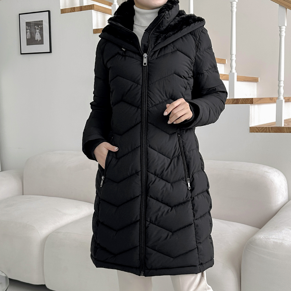 캘빈클라인 여자 롱패딩 CK 가벼운 점퍼 롱자켓