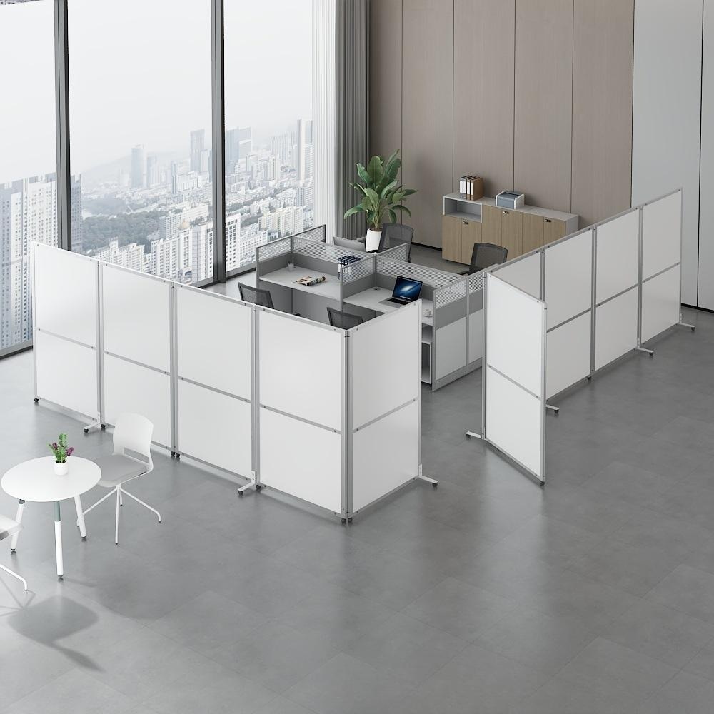 접이식 사무실 파티션 칸막이 책상 칸막이 사무용 상부유리파티션