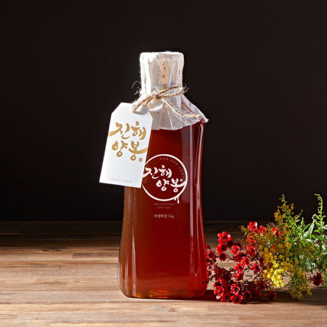 진해양봉 프리미엄등급 벌꿀 국산 야생화꿀 1.0kg 답례품 꿀 선물 세트