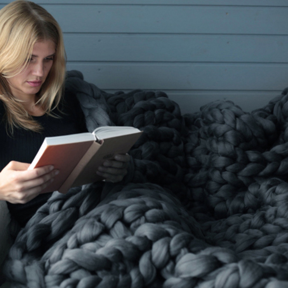 니트 담요이불 두꺼운 모던하우스담요 겨울 인테리어 모포