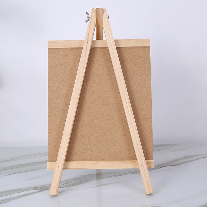 접이식 나무 보드판 칠판 입간판 미니 스탠드형 작은 소형 12x10cm - 상세 이미지 4