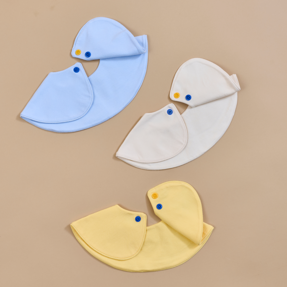 아기 롤링 저자극 턱받이 유아 침받이 모달 텐셀 원단 조카선물