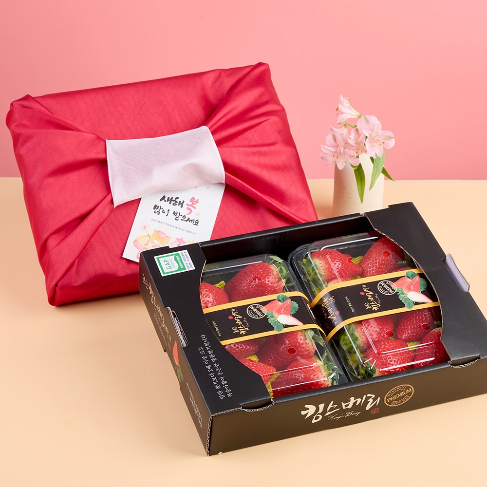 프리미엄 킹스베리 제철 딸기 하우스 고당도 가정용 산지직송 과일 선물세트 설 설날 명절 제품 이미지