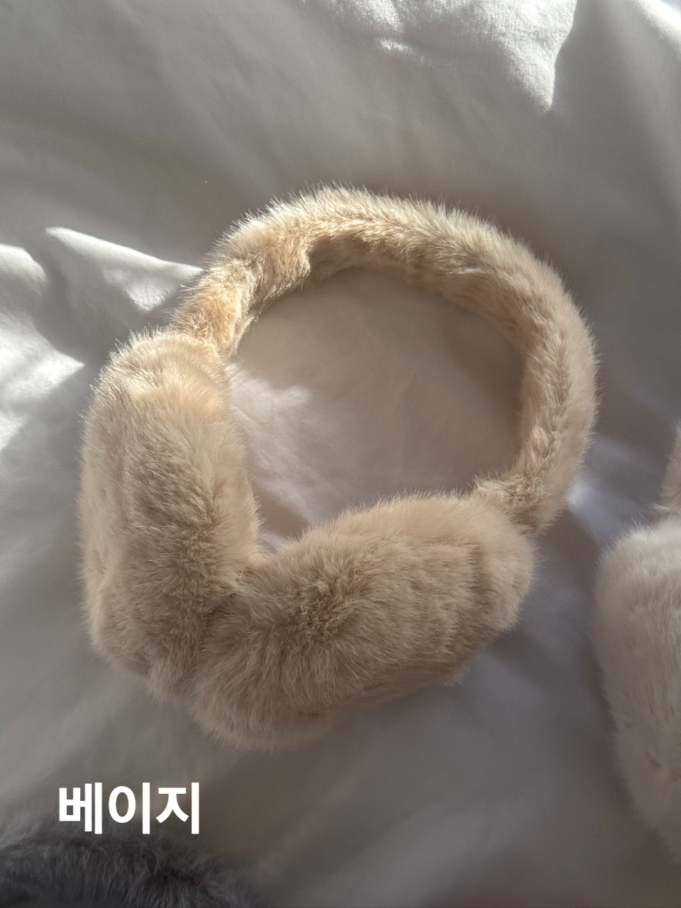 폴더블 에코퍼 귀마개 밍크 방한 귀도리 상세 이미지 18