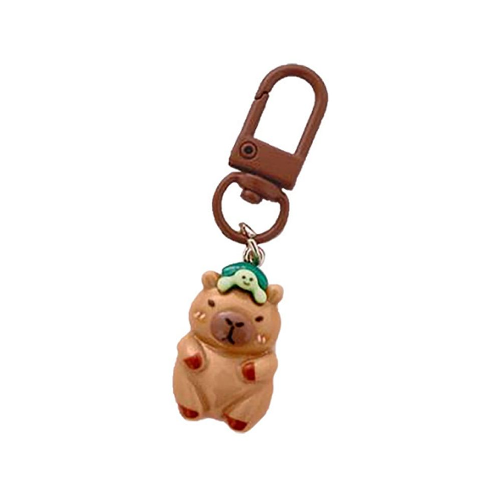 카피바라 미니 키링 키홀더 귀여운 동물 가방 고리 백꾸 가꾸 백참 핸드폰 휴대폰 스마트폰 커플 - 상세 이미지 5