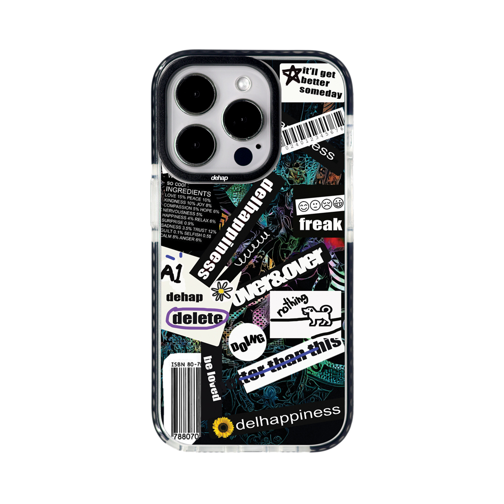 dehap X CHE 맥시멀블랙라벨 아이폰 13미니 케이스 범퍼 투명 TPU - 상세 이미지 2