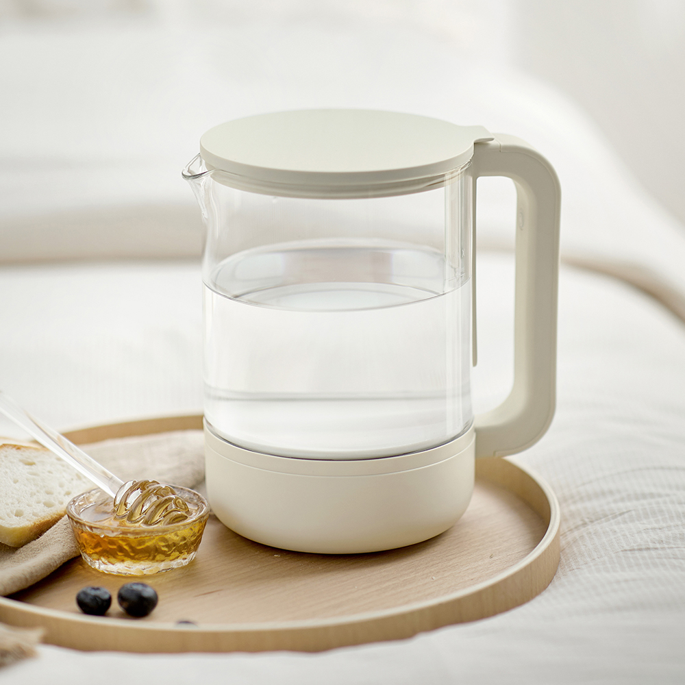 위즈웰 온도조절 퓨어포트 무선 전기 포트 주전자 티포트 분유 WK2808