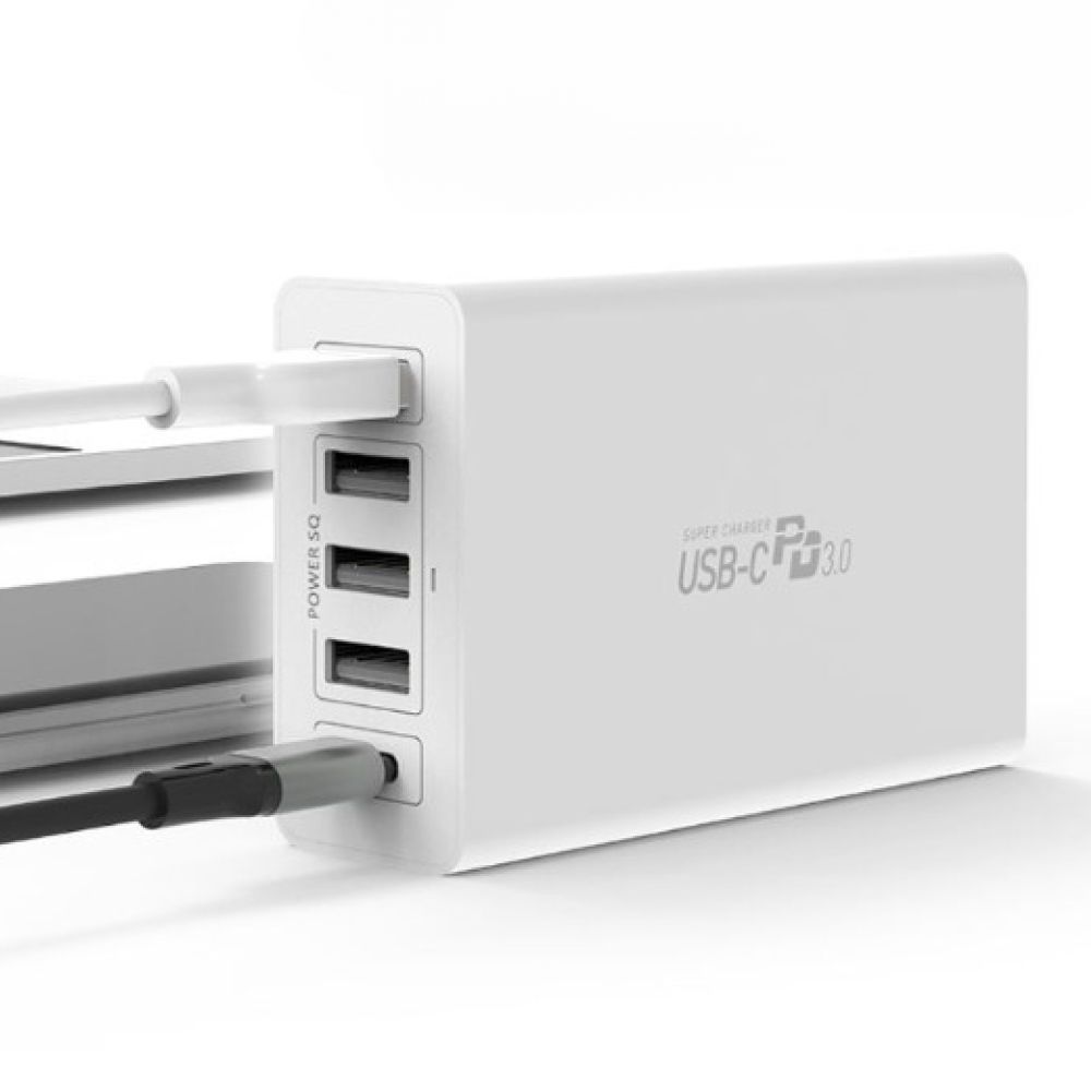 C타입 PD 삼성 초고속 PPS 아이폰 멀티 갤럭시 접지형 5포트 USB 충전기 60W - 상세 이미지 2