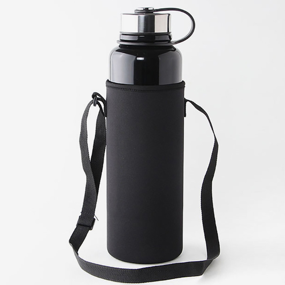 스텐 보온보냉병 대용량 차망 물병 진공 밀폐 파우치포함 1.5L