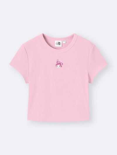 지유 X 산리오 반팔티 그래픽 미니 캐릭터+E 356595 - 상세 이미지 2