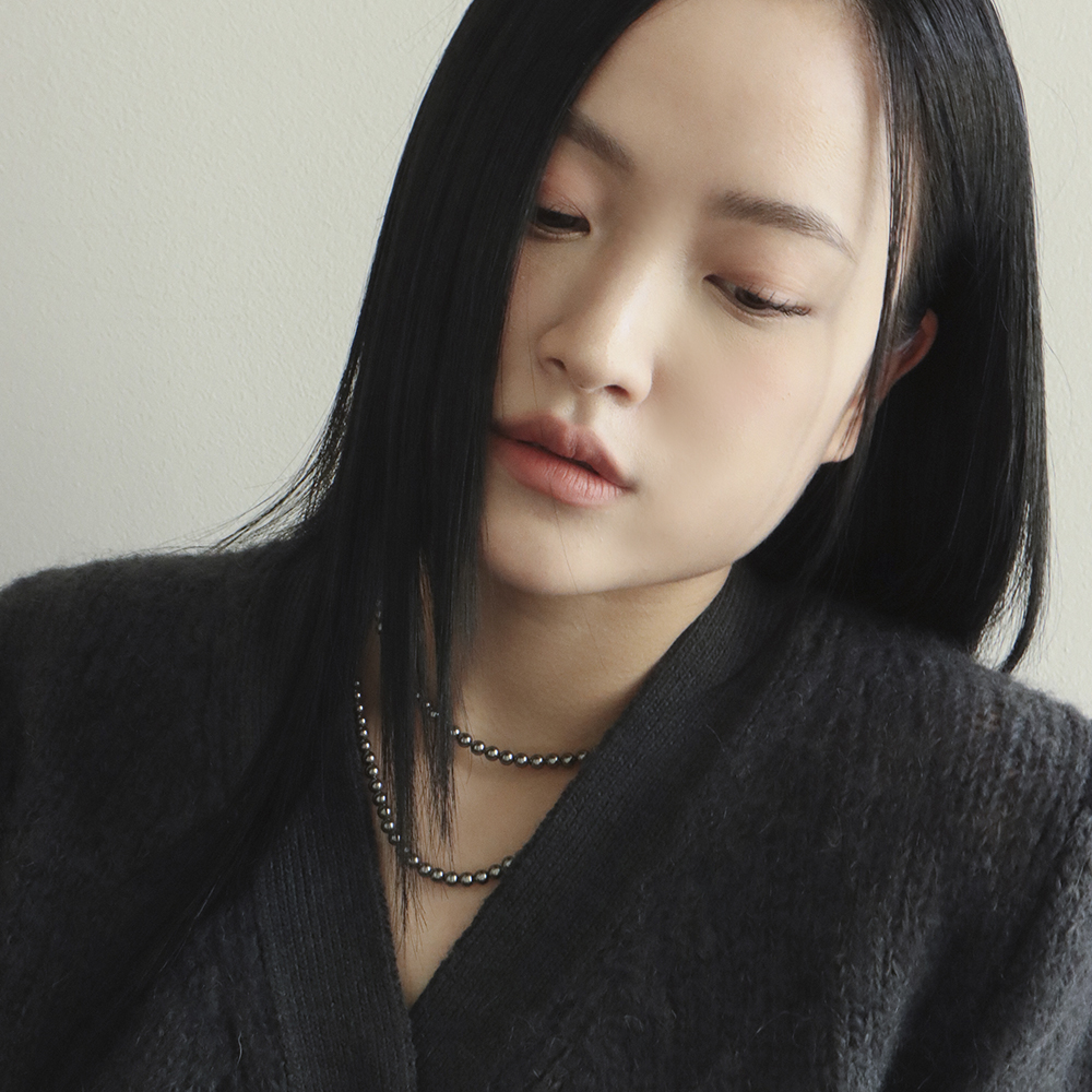 스와로브스키진주목걸이 925실버 화이트 크림 그레이 흑진주 목걸이 - 상세 이미지 3