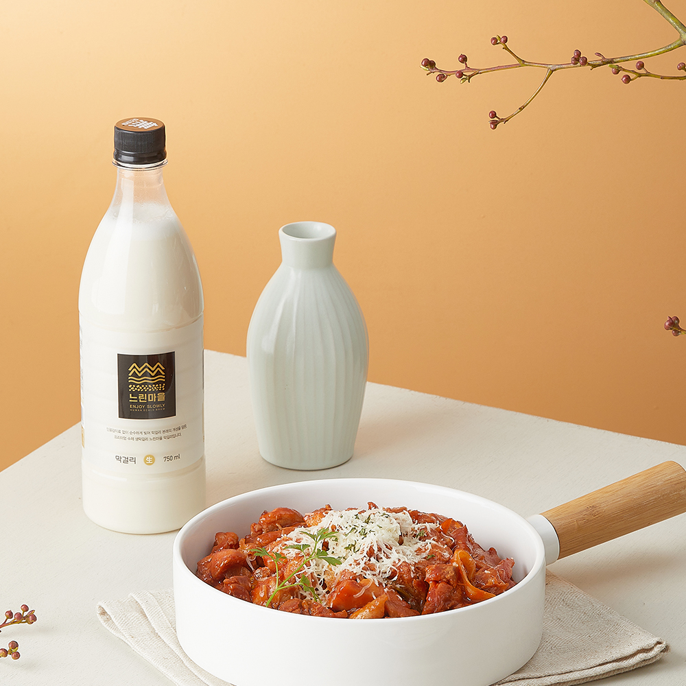 무아스파탐 프리미엄 느린마을막걸리 750ml x 5입 - 상세 이미지 3