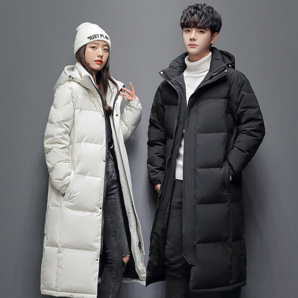 1/1+1[신상특가]겨울 커플 패딩 도톰한 워머 점퍼 롱 보온 패딩 도톰 패딩 : 클로엑스