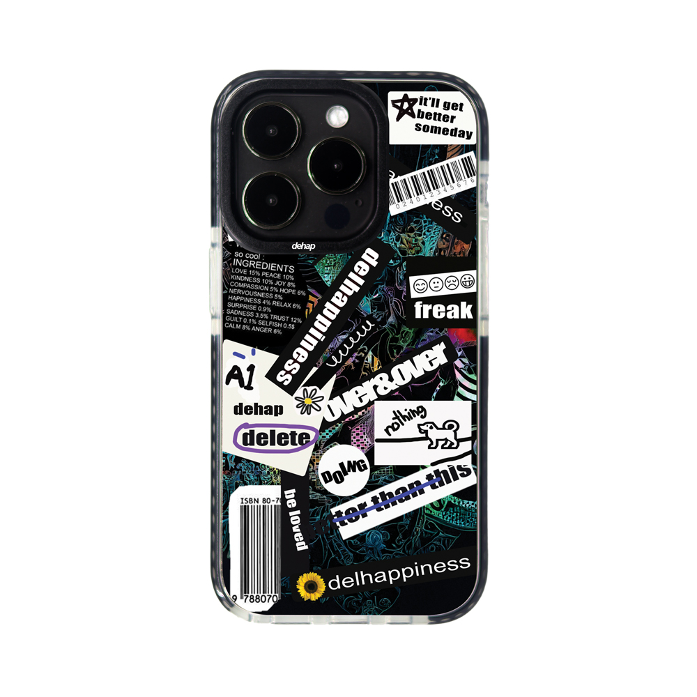 dehap X CHE 맥시멀블랙라벨 아이폰 13미니 케이스 범퍼 투명 TPU - 상품 이미지