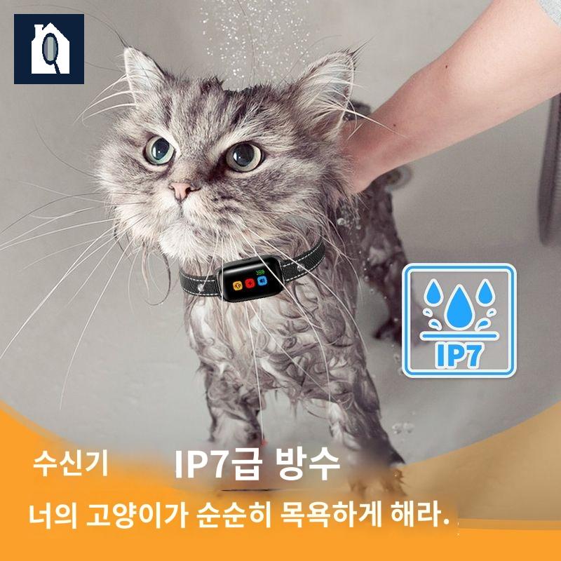 목걸이 훈련용 짖음방지 리모컨 전기 충격기 - 상세 이미지 5