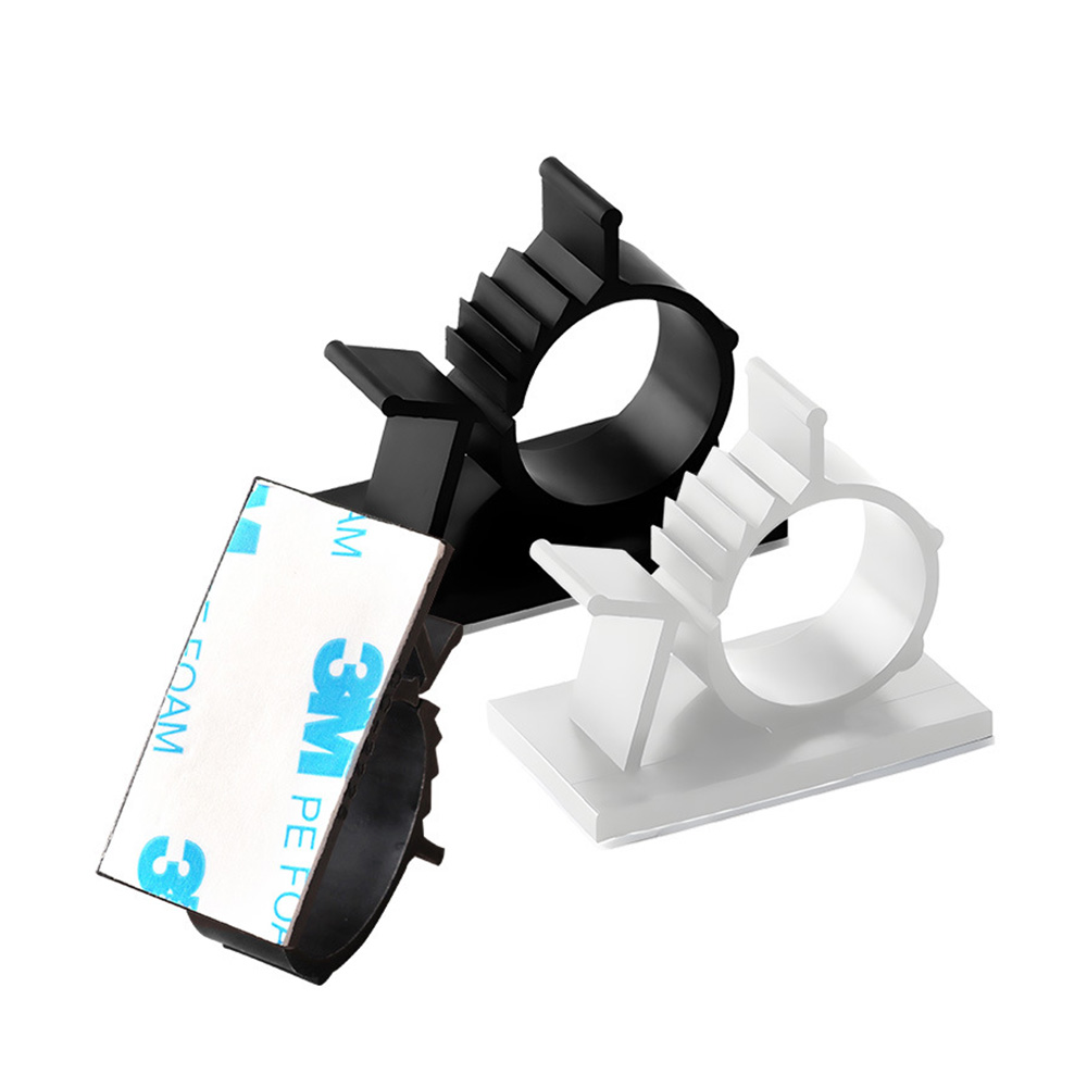 전선정리 클립 케이블 전기선 고정 홀더 벽 바닥 랜선 배선 컴퓨터 선정리 용품 소형1개