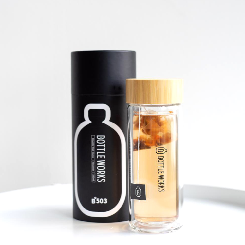 보틀웍스 이중유리 티 텀블러 B503 350ml 상품 이미지