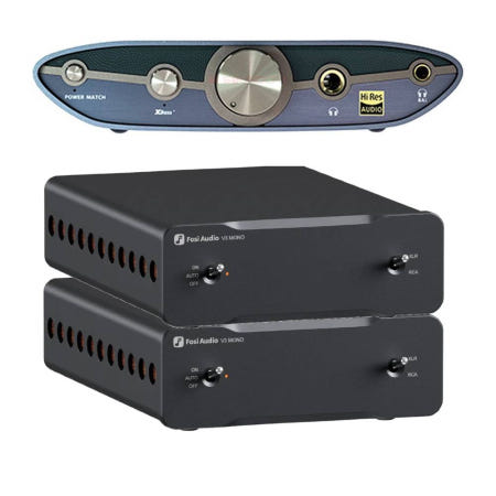FOSI AUDIO 포시오디오(FOSI AUDIO) V3 MONO 파워 앰프 2개 + ZEN DAC V3 프리/파워 패키지