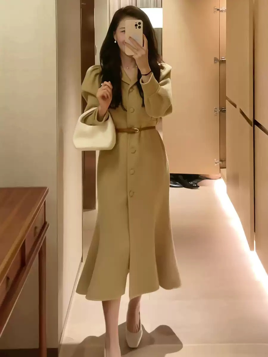 신데렐라 게임 22화 박리원 코트 롱 윤세영 피쉬테일 H라인 의상 옷 패션 - 상세 이미지 2