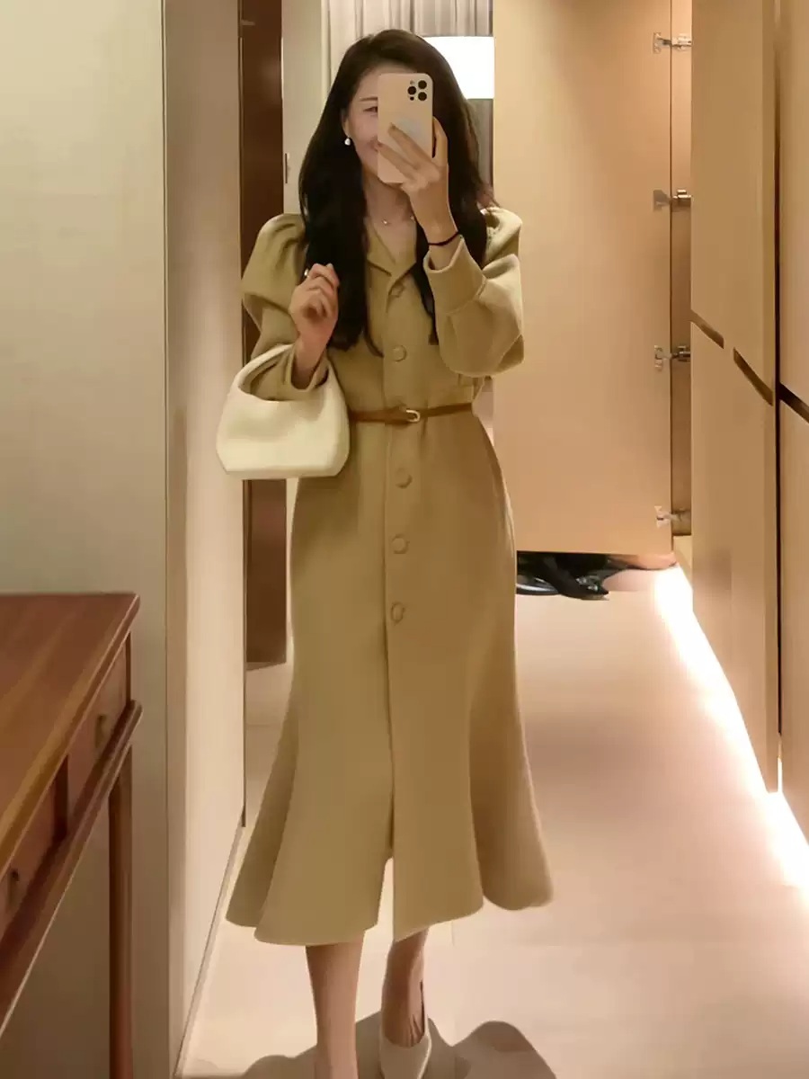 신데렐라 게임 22화 박리원 코트 롱 윤세영 피쉬테일 H라인 의상 옷 패션 - 상세 이미지 3