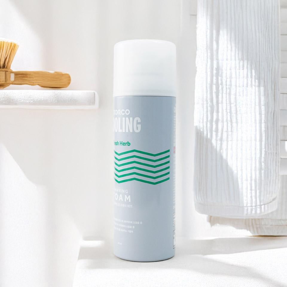 메가마트 도루코 쿨링 쉐이빙폼(프레쉬허브) 210ml - 상세 이미지 2