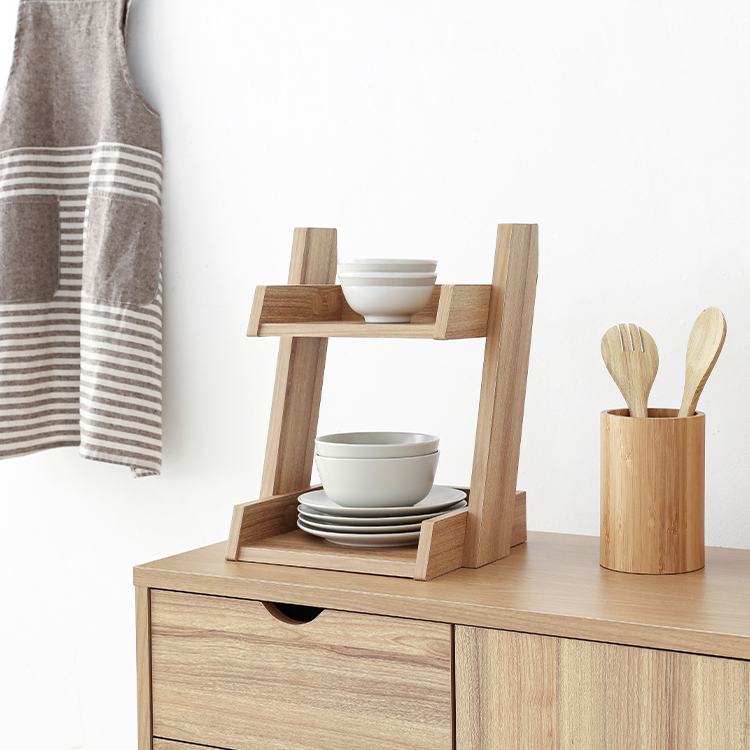 폴라보 미니수납선반 2단 RKM3830 300x250x380mm, 2단, 캄포어베니어 7403.2893 - 상세 이미지 5