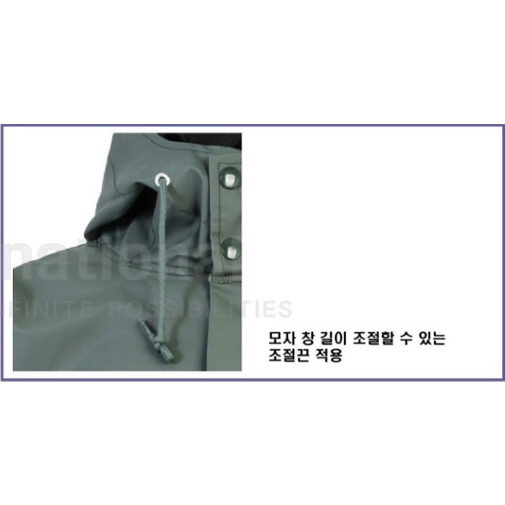 제비표 우의 바다 우비 상의만 어부 양식장 SI-888 낚시 해상용 - 상세 이미지 4