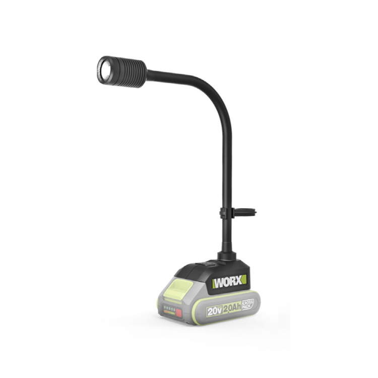 웍스 플랙시블 LED 충전라이트 베어툴 20V WU028.9 - 메인 이미지