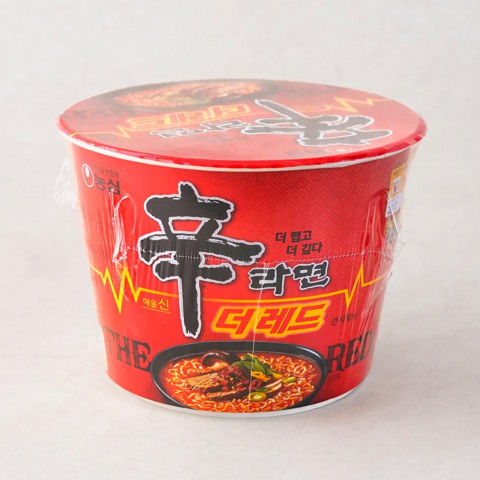 메가마트 농심 신라면 더레드 큰사발면 117g