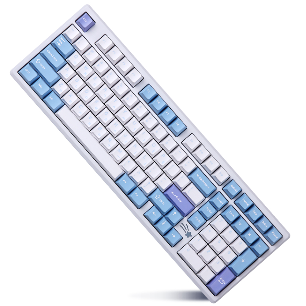 몬스타 가츠 스텔라100SE 풀알루미늄 화이트 한글판 QMK 유무선 커스텀 기계식키보드 - 상세 이미지 2