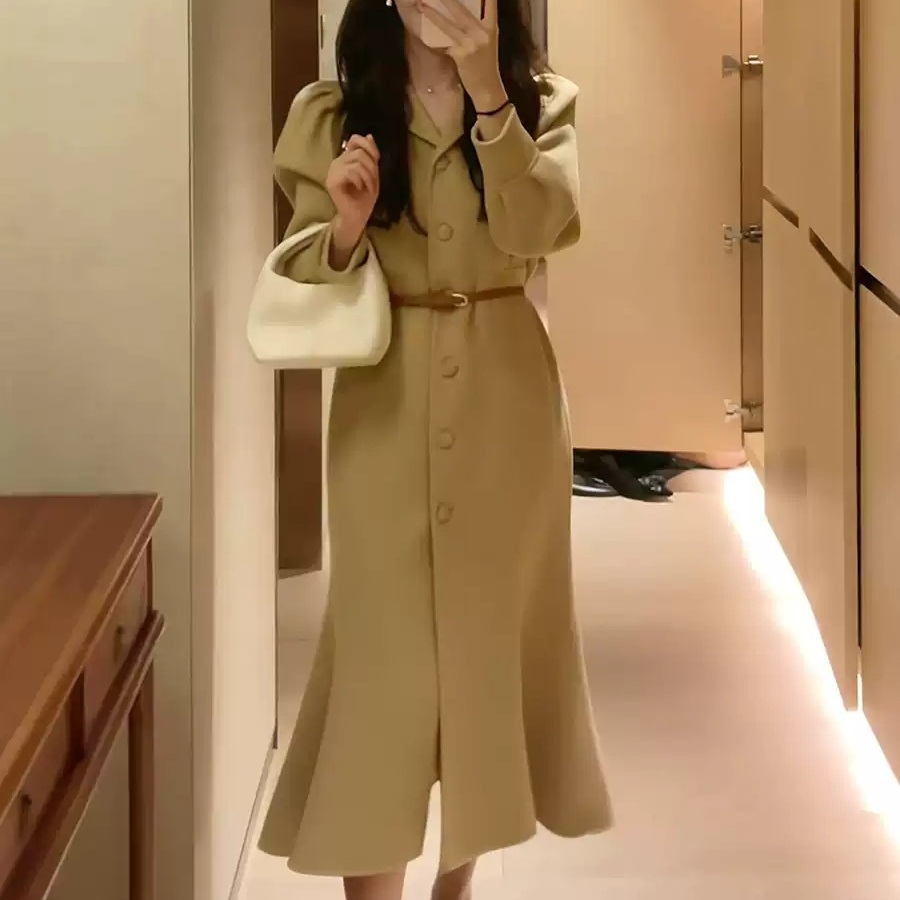 신데렐라 게임 22화 박리원 코트 롱 윤세영 피쉬테일 H라인 의상 옷 패션 - 메인 이미지