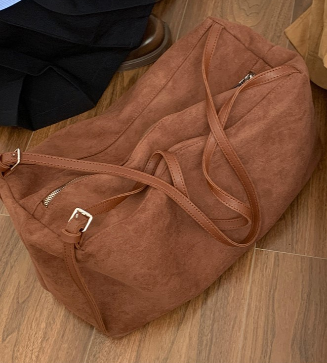 Suede Square Bag