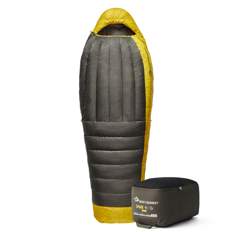 씨투써밋 스파크 -9도 침낭 850필파워 레귤러, 옐로우