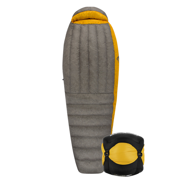 씨투써밋 스파크 -15도 캠핑 침낭 850필파워 백패킹 레귤러, 오렌지