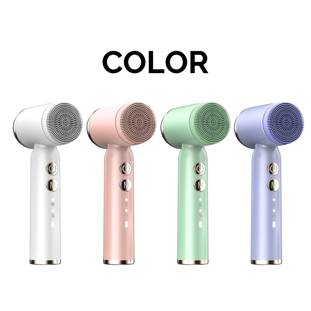 포인클 진동클렌저 깔끔한 세안 각질제거 모공청소 4Color 방수 - 상세 이미지 5