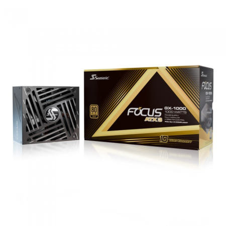 시소닉 NEW FOCUS V4 GOLD풀모듈러 ATX3.1 1000W, 블랙