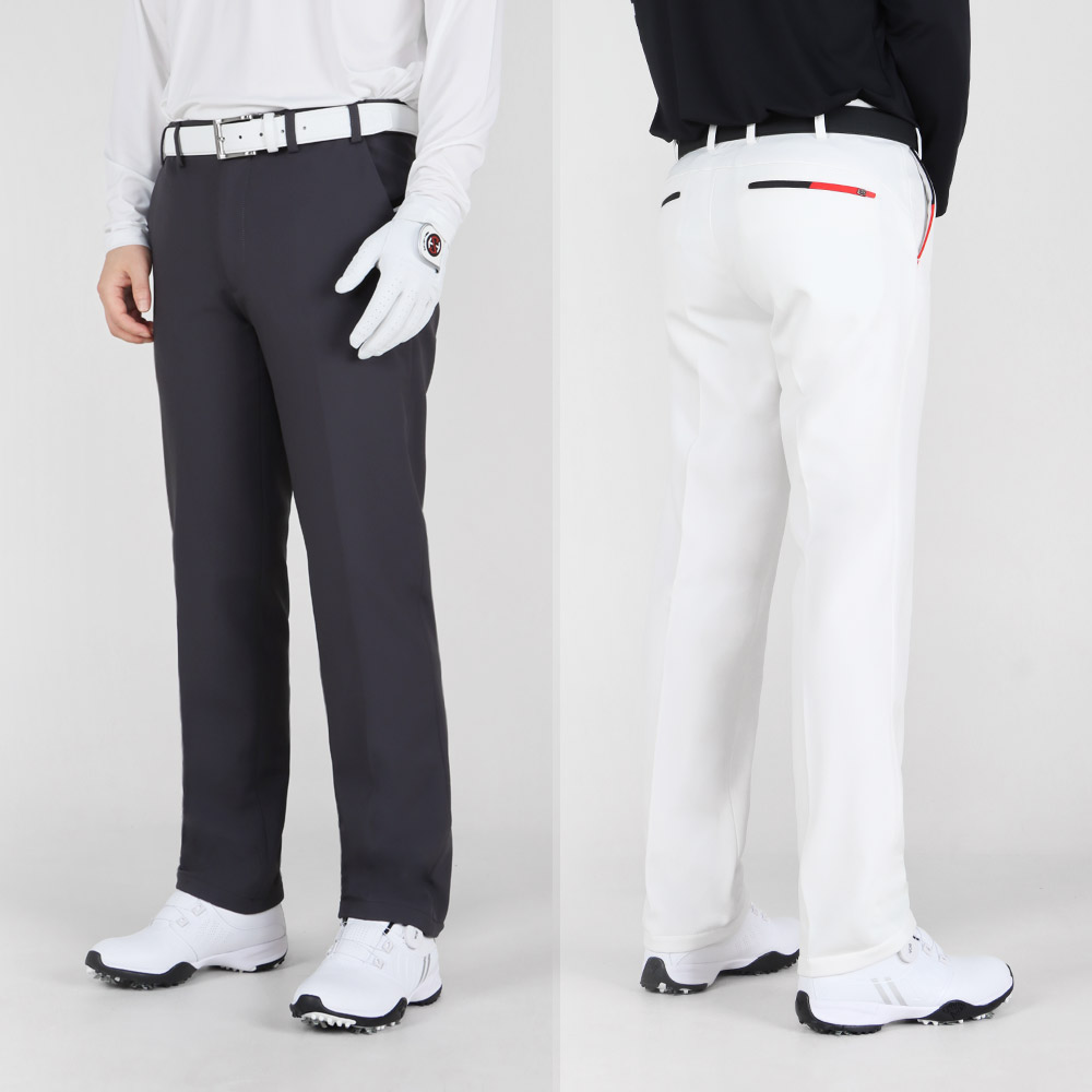 마스터베어 허리밴딩 남성 기모 패딩 겨울 골프바지