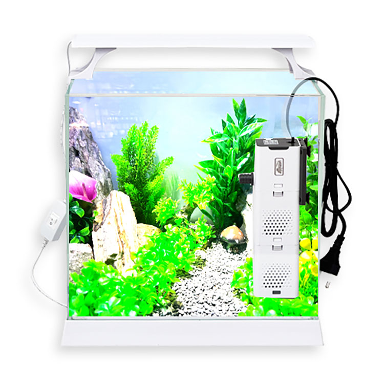 유리수조amz-300D 퓨어측면여과기 5w(amz-55F)+조명 yj300세트